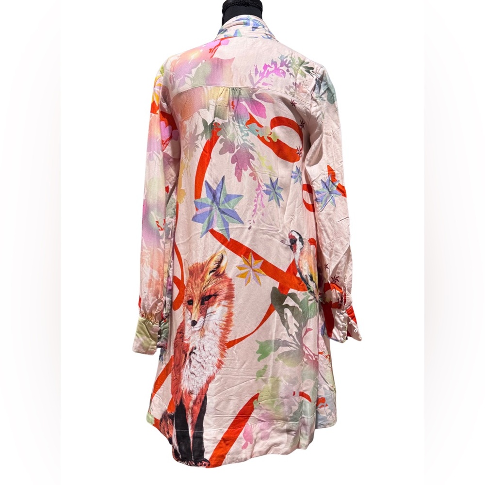 Maeve Anthropologie Tie Neck Mini Dress | XXS - Picture 5 of 12